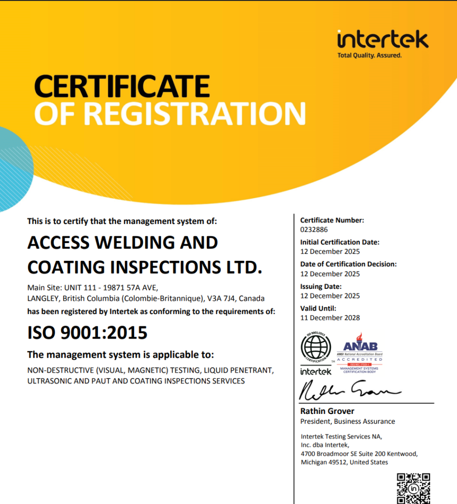 0232886_ENG_ACCESS WELDING AND COATING INSPECTIONS LTD.
